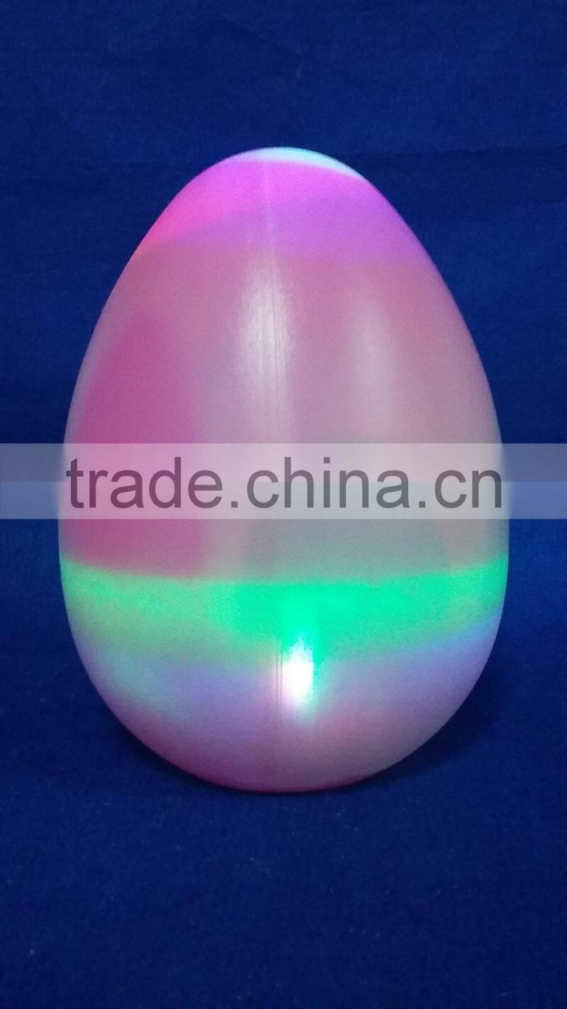 plastic LED lighting colorful Easter egg party decorations