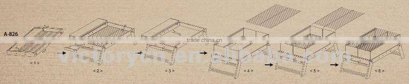 More Higher portable bbq stand