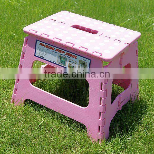 11 inch colored folding step stool