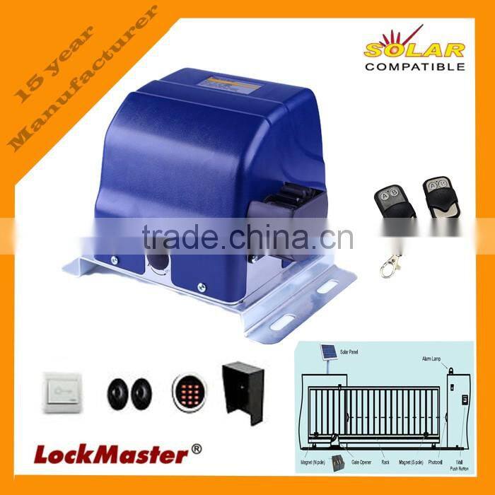 Solar Battery Powered Sliding Gate Motor with Solar Battery