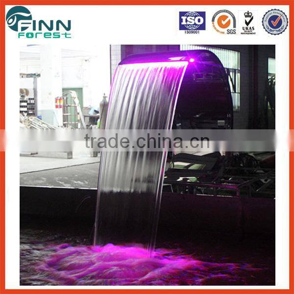 Massage water curtain in animal shape for swimming pool and spa pool waterfall ,pool water fountain