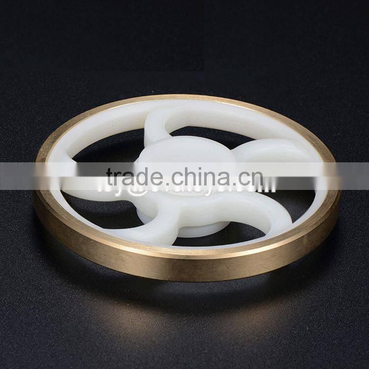 New style EDC focus toy round metal fidget spinner for killing time W01A283