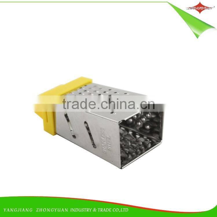 ZY-N5020 stainless steel kitchen multi 4 side manual grater with container