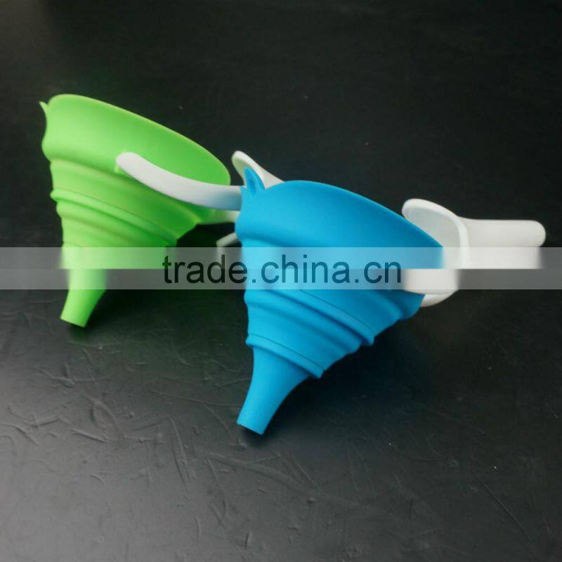 16125 silicone folding funnel with pp handle