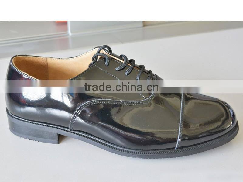 black business men genuine leather shoes