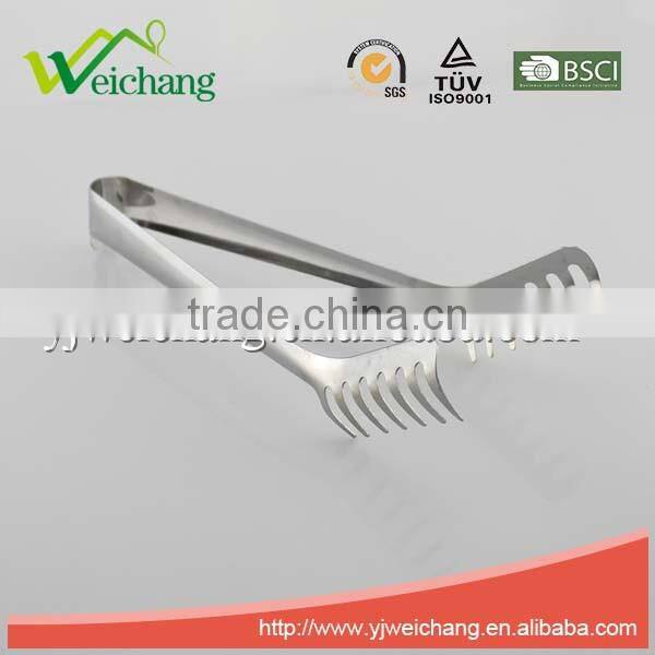 WCE465 Premium Utility whole stainless steel Food Tongs Salad Tongs low price
