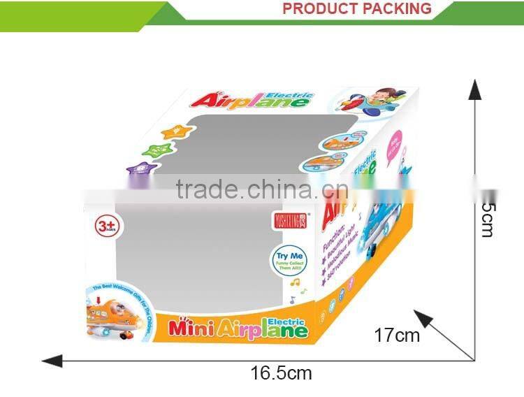 Best selling children play cartoon set battery operated toy plane