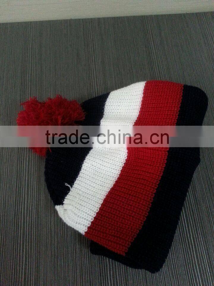 crazy red winter warm knitted hats