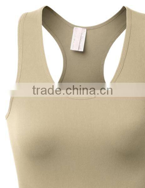Fashion Wholesale 95% Cotton 5% Spandex Tank Top
