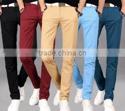 2016 Summer Men Long Thin Fashion Casual Pants