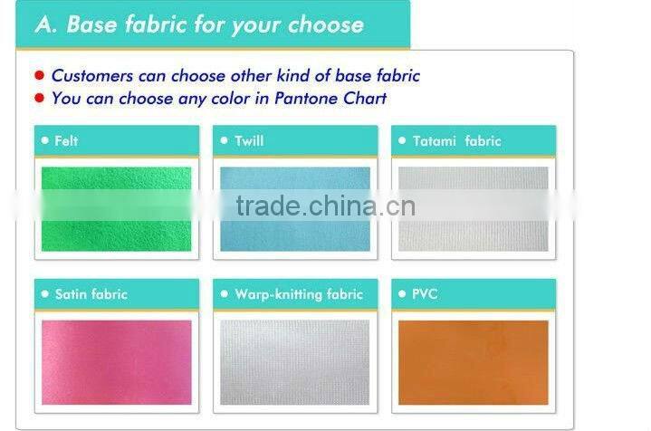 High quality customized iron-on backing embroidery patch