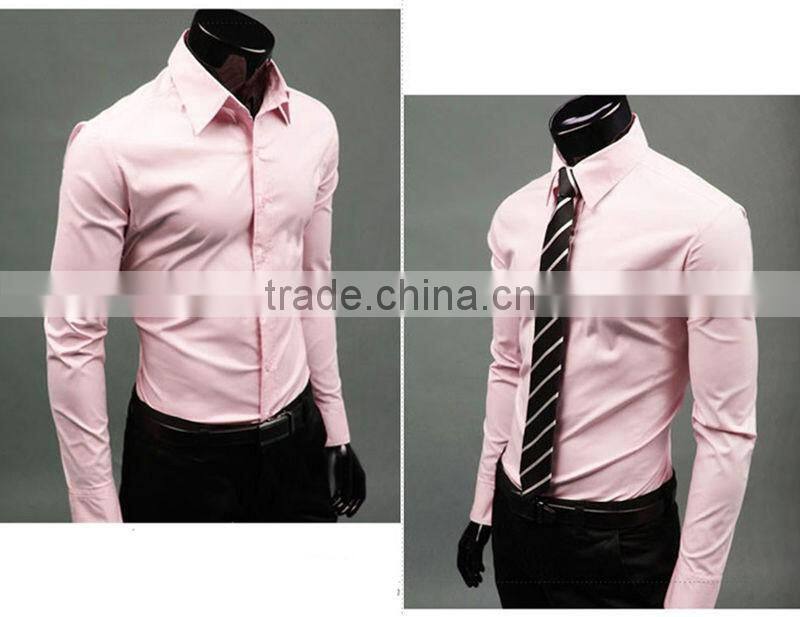 SZXX Latest Casual Formal Shirt Pattern For Men Slim Fit Shirt