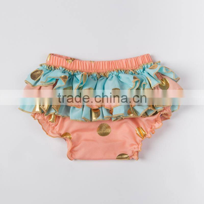 Hot Selling Baby Ruffle Cotton Diaper Cover Toddler Infants Bloomers Baby Solid Panties Bloomer Kids Bloomers