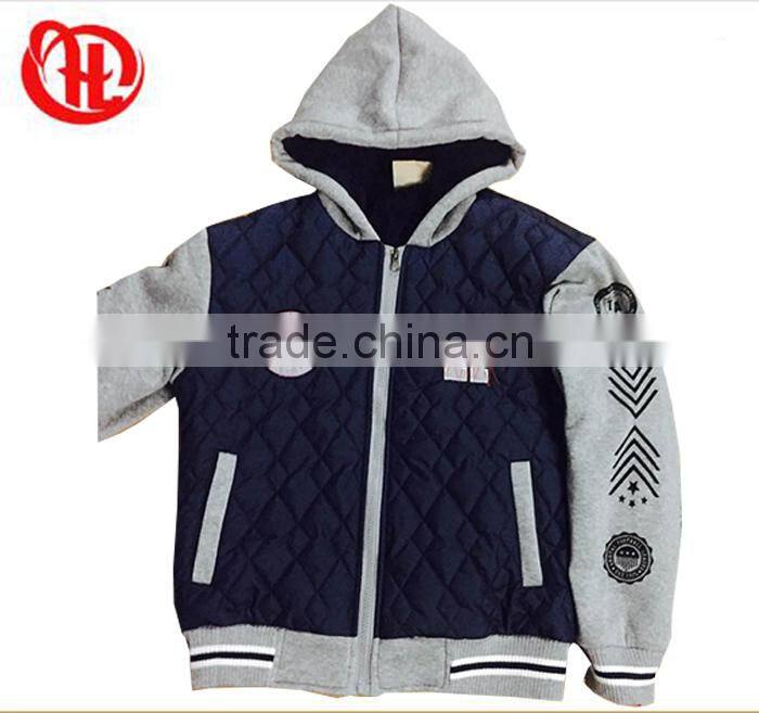 children padding softshell wholesale fur winter padded boys fleece jacket