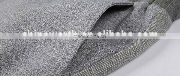 polyester/cotton fleece lined men casual pants