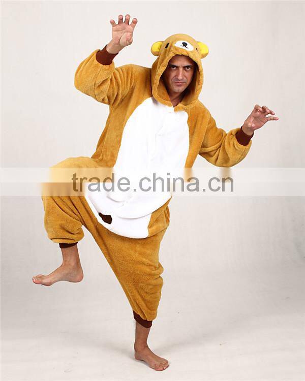 hot sales latest walking lovely brown bear rilakkuma mascot costumes china