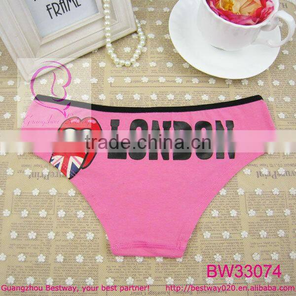 Fashion cotton panties sex stock costumes plus size panties for women