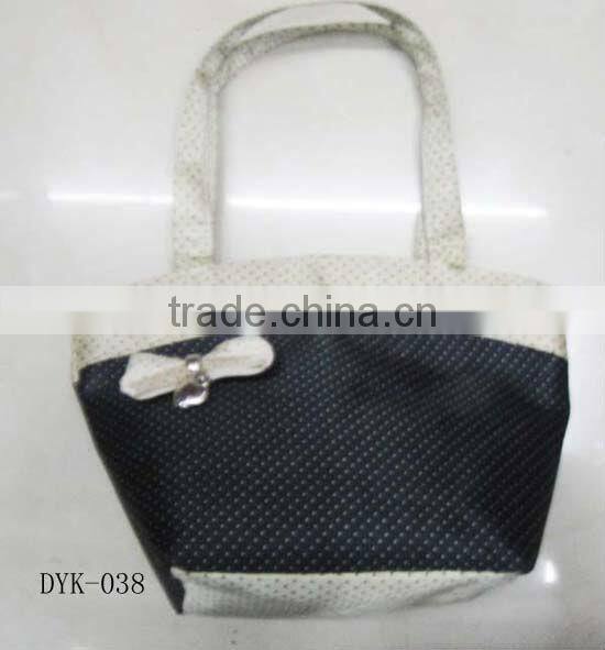 fashion ladies canvas zipper bags