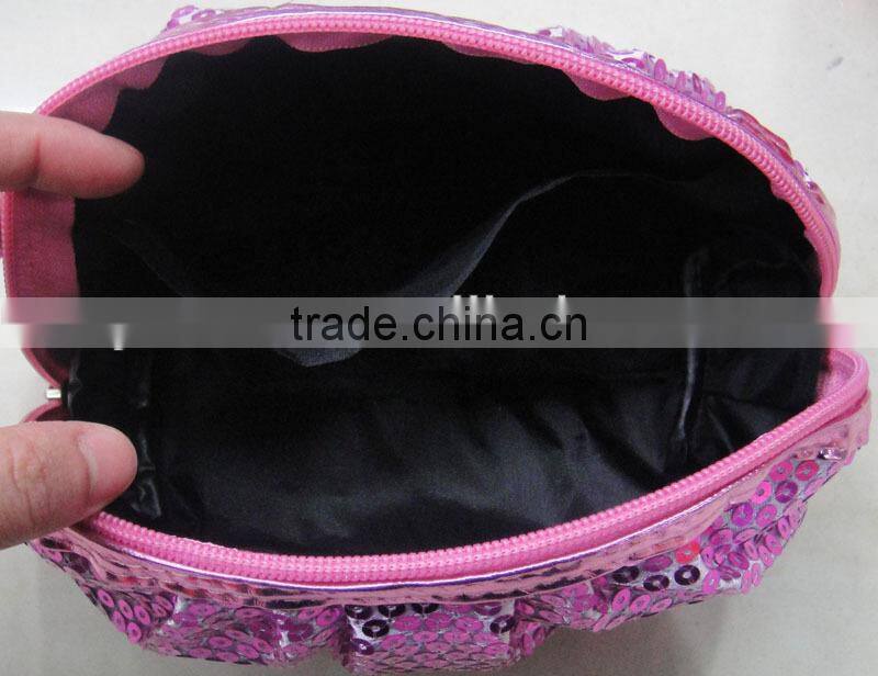 Fashion Lady sequin cosmetic case