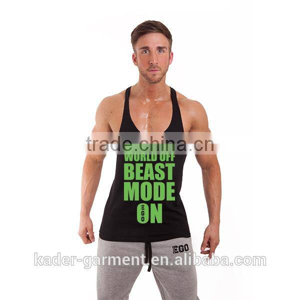 Gym Bodybuilding Tank Top Men Muscle Sports Stringer