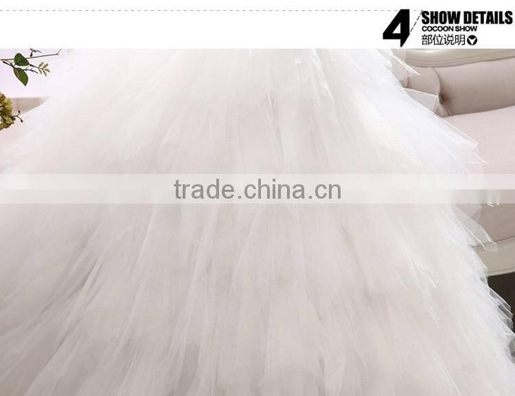 2016 sweetheart ivory wedding dress bride gowns