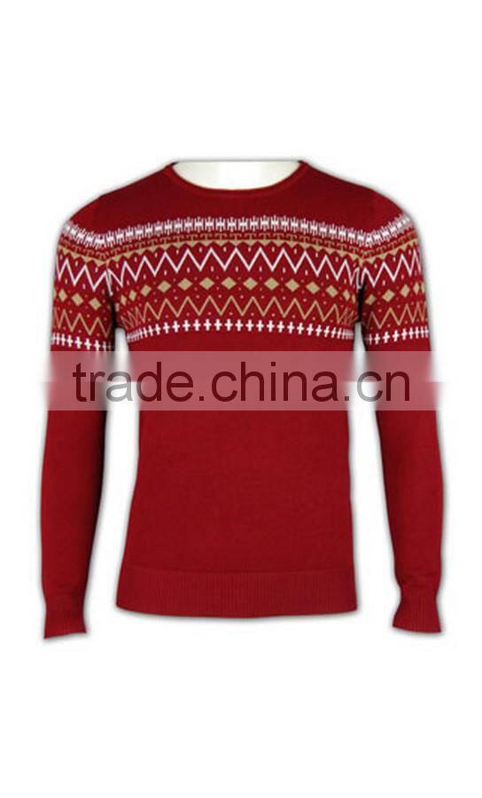 ISO9001/BSCI Manufature custom popular christmas knitted pullover sweater