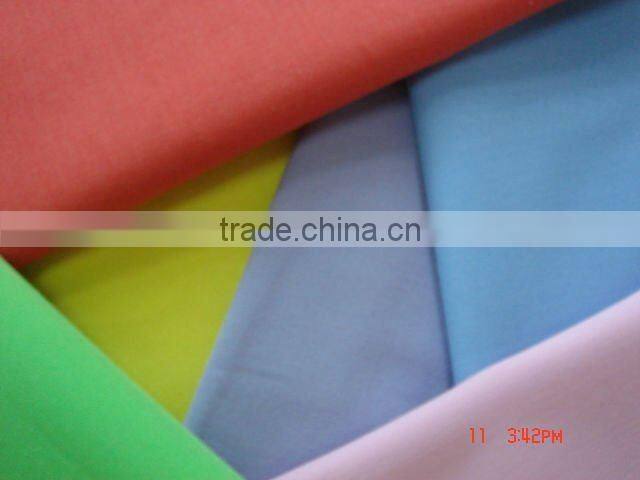 T/C FABRIC POLYESTER/COTTON 65/35%,GREIGE,B/WHITE,DYED CHINA MADE