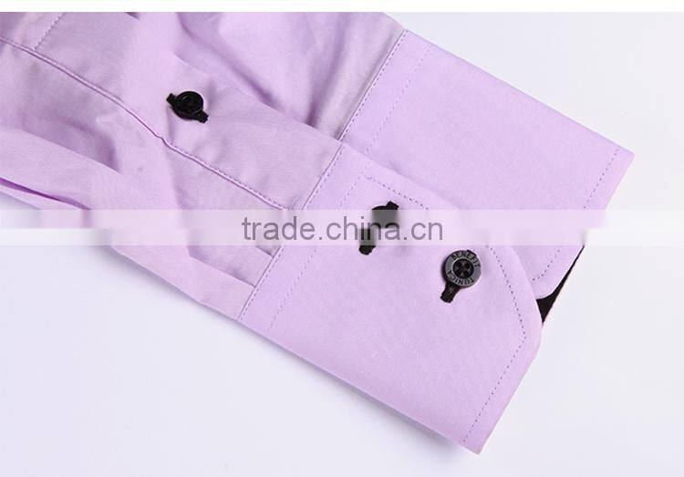 double collar men shirt dress shirt causal shirt special cuff 2017