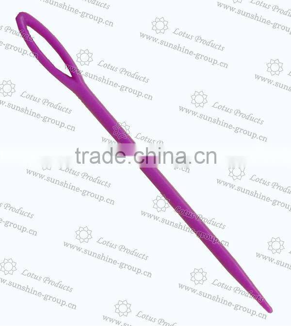 Plastic Sweater Sewing Needles Safety Plastic Needle Colorful Hand Plastic Sewing Needles For Knitting