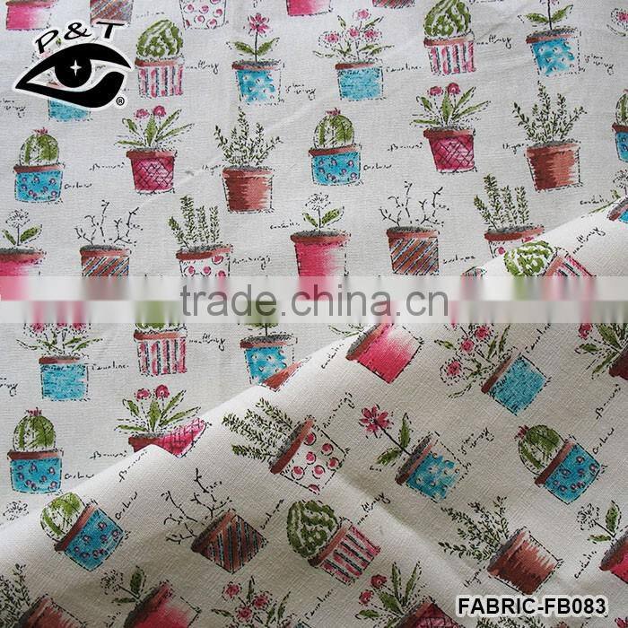Linen Fabric Supplier Manufactur Printed 100% Linen Fabric For Dress Making
