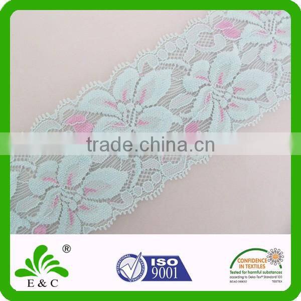 Hot Selling Stretches Lace Fashion Elastic Lace Band For Underwear