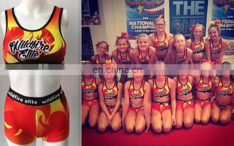 Fitness comfortable custom childs dance wear china