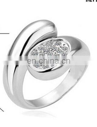 2017 New Arrival Luxury Wedding Rings Jewelry Geometry Shape CZ Ring Feminino Bijoux