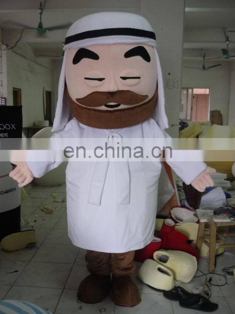 Lovely old man mascot costume,used mascot costumes for sale