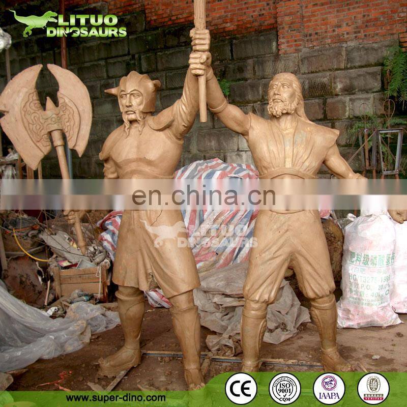 Outdoor Fiberglass Decorative Figure Sculpture