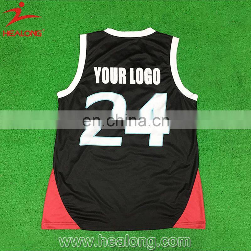 2017 Healong Sportswear Customized Team Wholesale Best Sublimation Basketball Jersey Custom Logo Design Latest Basketball Jerse