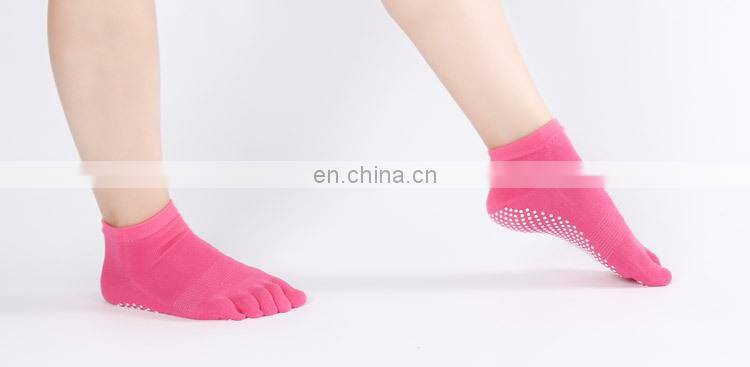 Toe Separator Socks Yoga Sports GYM Half Toe Socks#YG-09