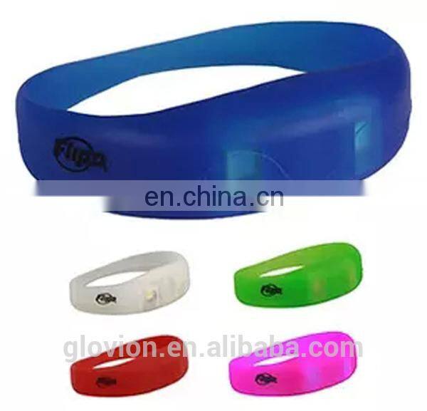 Glovion led flashing bracelet candy color bracelet led sports bracelet