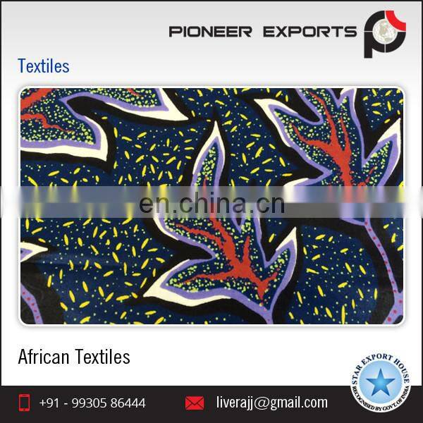 Wholesale Factory Colorful African Fabric Textiles Price