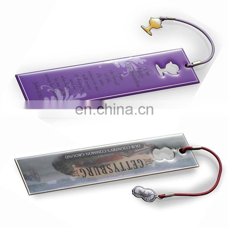 Metal wooden korean bookmark clip