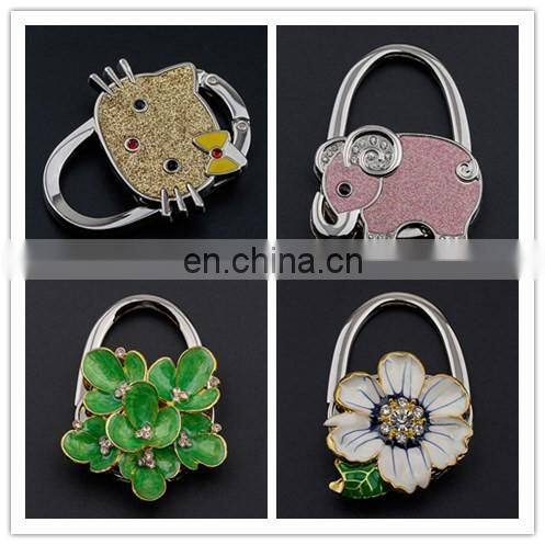 3D flog custom metal handbag hanger