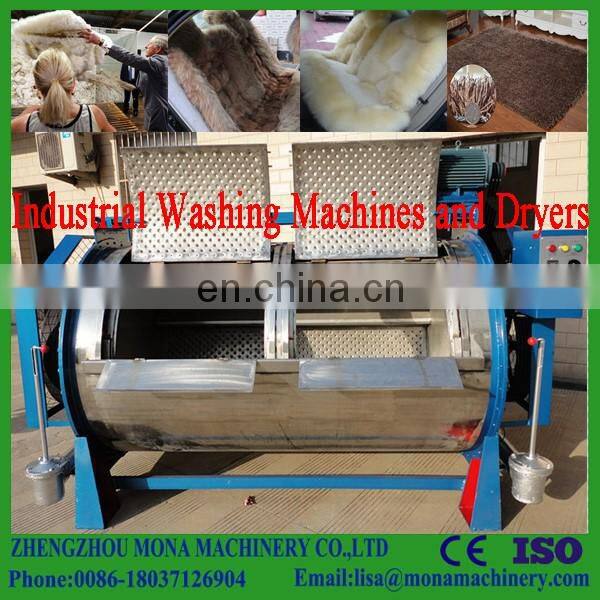 Coin operated industrial washing machine with dryer