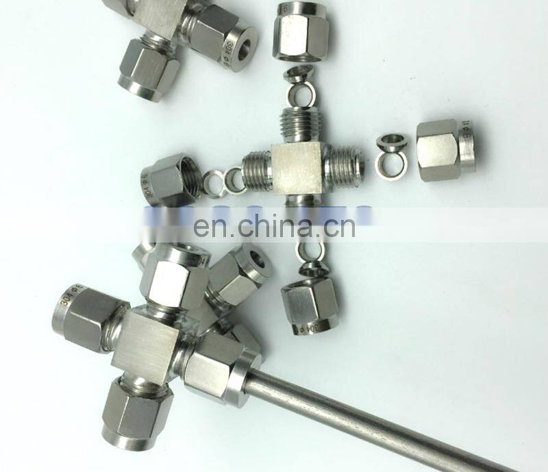 High quality quick coupler O.D 3/8'' inch hard tube stainless steel 304 four way X type Connector fittings for brewing