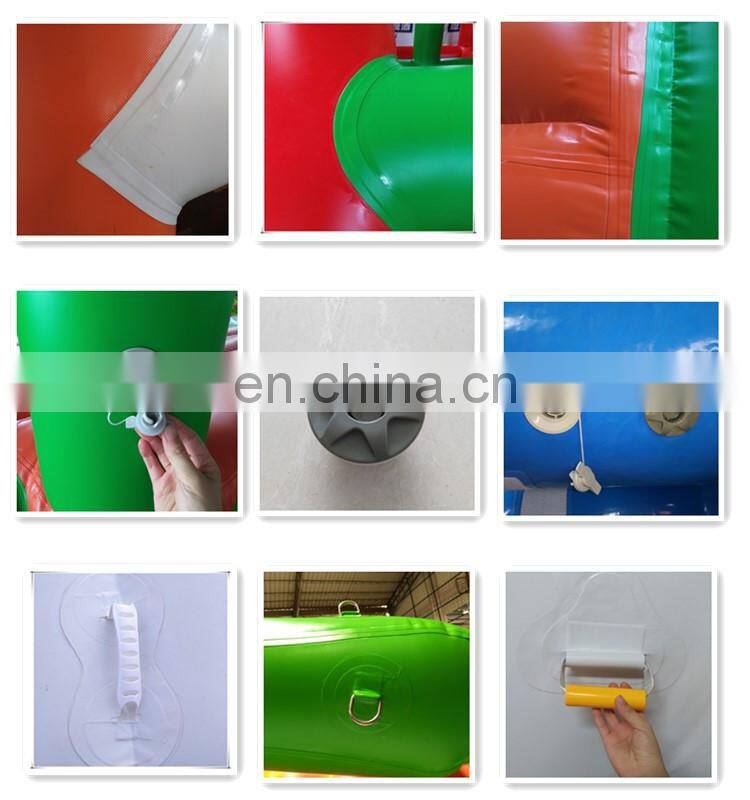 Aqua Park Equipment Aquapark 40m * 35m Plato 0.9mm PVC Inflatable Floating Water Park