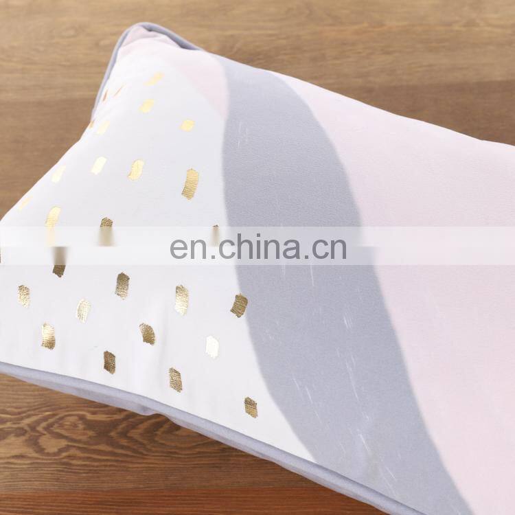 China manufacturer comfortable silver plating pillow/cushion cover for home decor
