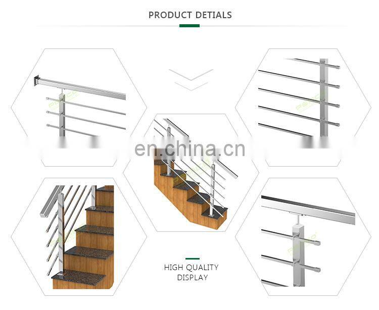Hot selling stainless steel tube staircase handrail railing balustrades Tube Railing