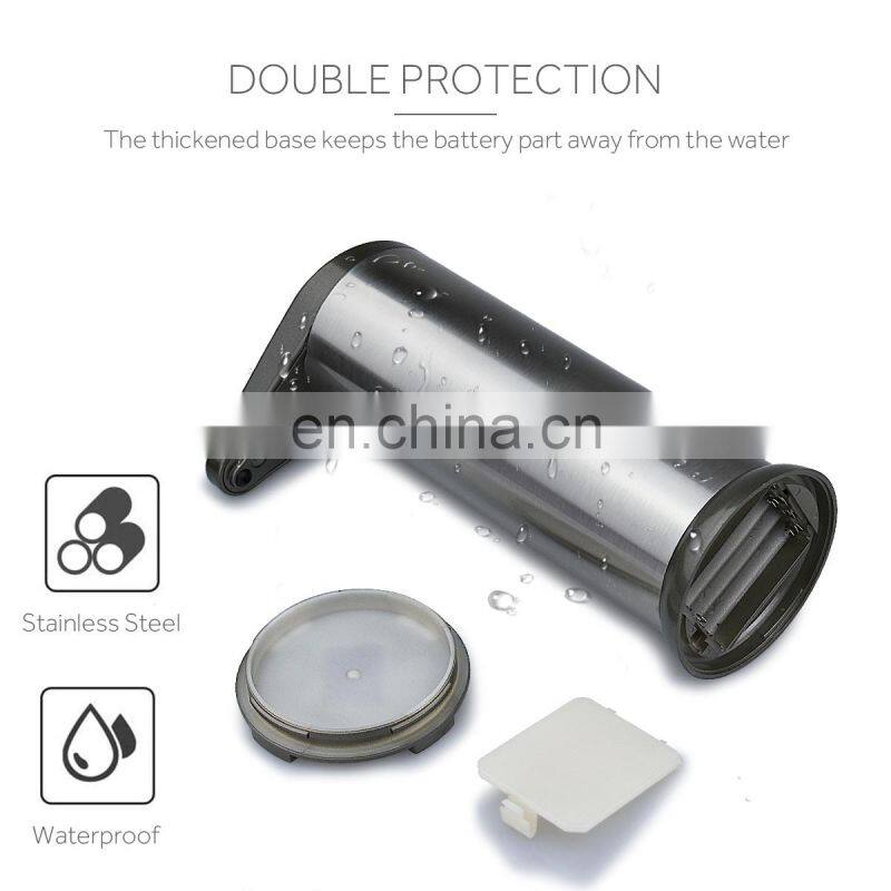 Touchless Smart Sensor Stainless Steel Automatic Liquid Soap Dispenser Waterproof Hand Sanitizer Dispensador
