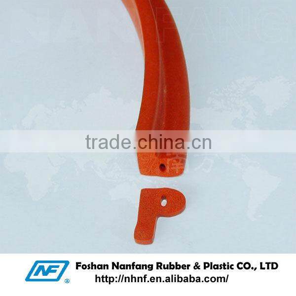 p shape foam rubber door seal extrusion