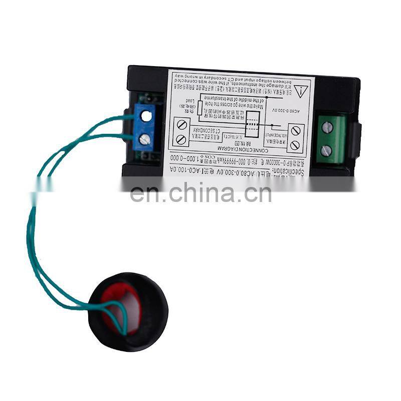 DL69-2047 80-300V 200-450V Multi-functional Digital Display AC Voltmeter Ammeter Power Meter Current Transformer