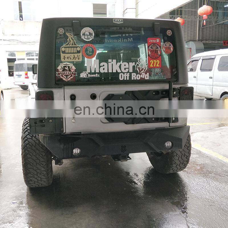 New design Iron material X style Rear bumper bull bar protector for Jeep wrangler JK parts